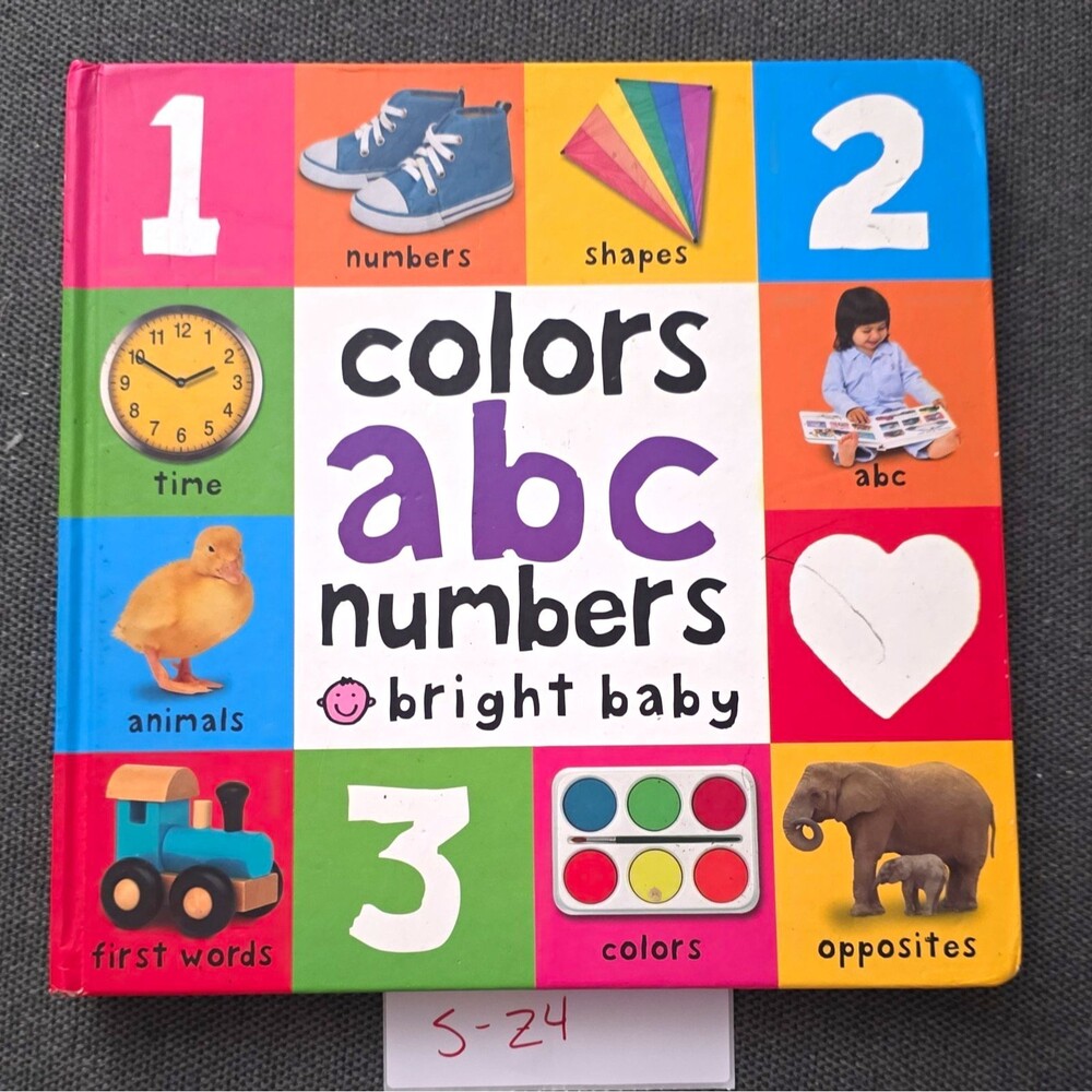 Big Board Books Colors, ABC, Numbers by Roger Priddy (2008, Board Book)